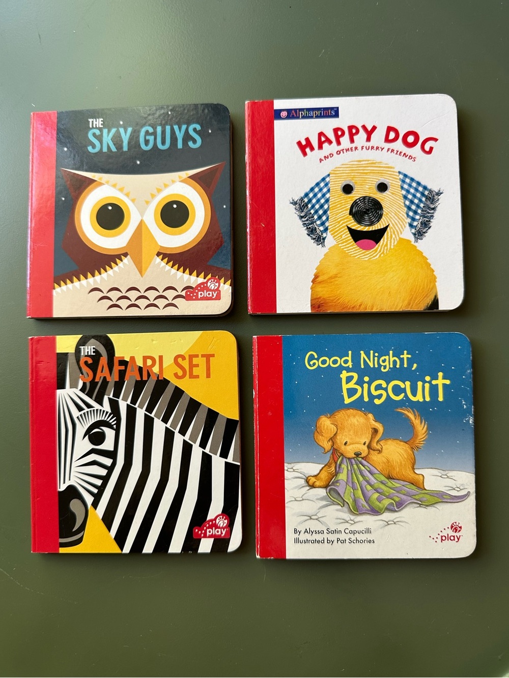 Set of 4 mini board books • kids • children’s books